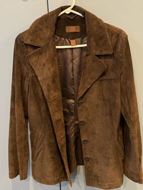 Danier Brown Suede Jacket
